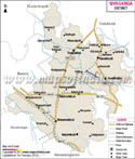 Sivaganga District Map