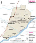 Ariyalur Railway Map