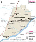 Ariyalur Railway Map