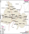 Dharmapuri Railway Map