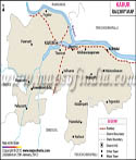 Karur Railway Map