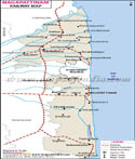 Nagapattinam Railway Map