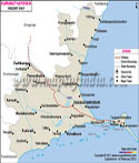 Ramanathapuram Railway Map