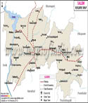 Salem Railway Map