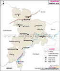 Tiruppur Railway Map