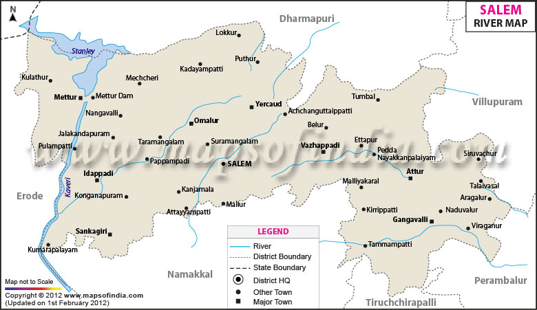 River Map of Salem