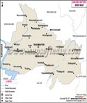 Dharmapuri River Map