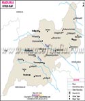 Madurai River Map