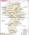 Coimbatore Road Map