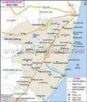 Kanchipuram Road Map