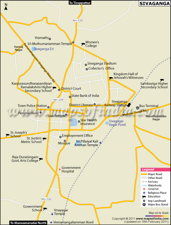 City Map of ShivaGanga
