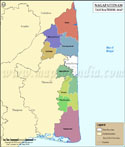 Nagapattinam Tehsil Map