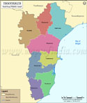 Thoothukudi Tehsil Map