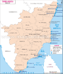 Tamil Nadu Beaches Map