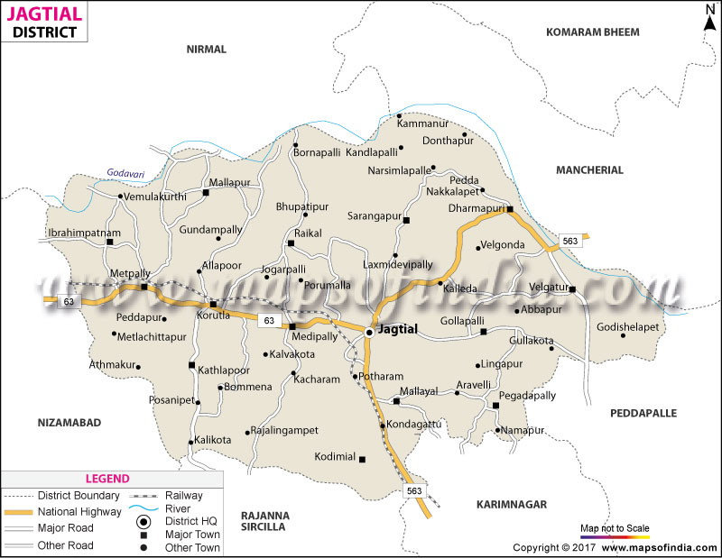 District Map of Jagtial
