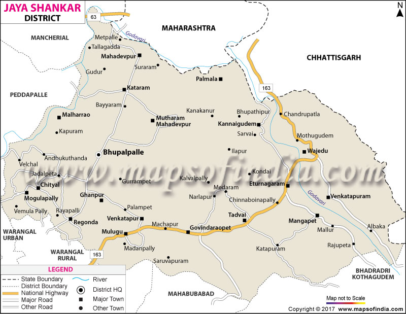 District Map of Jayashankar