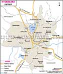 Hyderabad District Map