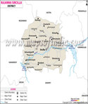 Rajanna Sircilla District Map