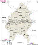 Vikarabad District Map