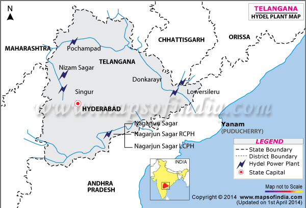 Hydro Power Plants in Telangana