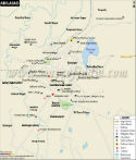 Adilabad City Map