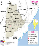 Telangana City Map