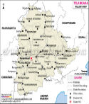 Telangana Railway Map