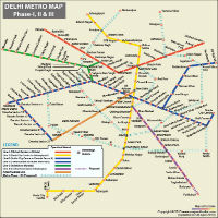 Delhi Metro Map