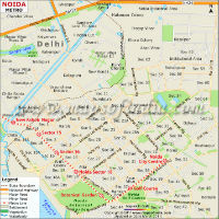 Noida Metro Map
