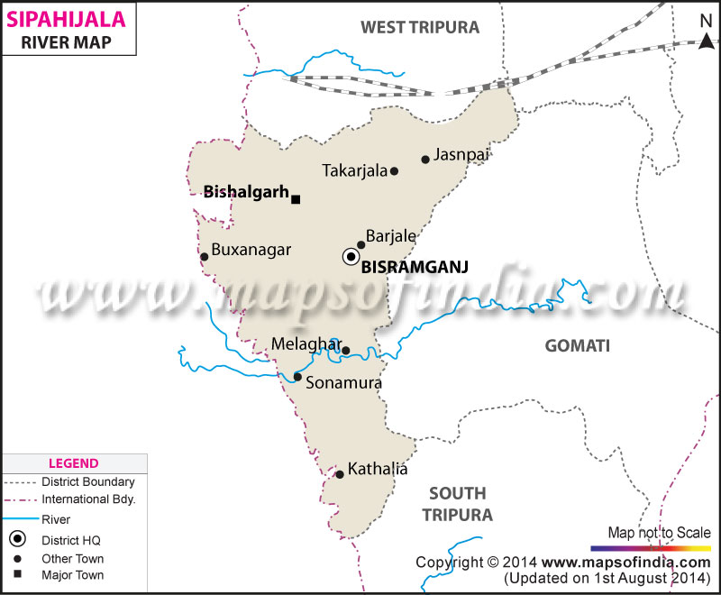 River Map of Sipahijala
