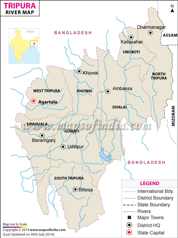 Image result for tripura map