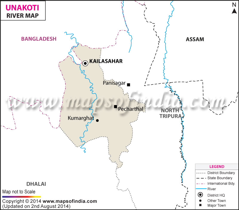 River Map of Unakoti