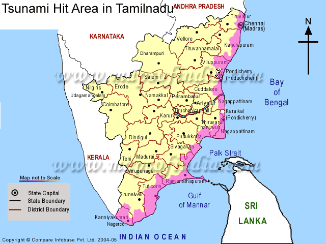 Tremors and Tidal Wave  - Tsunami Hits West Tamil Nadu