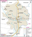 Champawat District Map