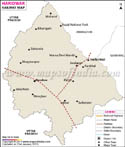 Haridwar Railway Map