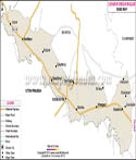 Udhamsinghnagar Road Map