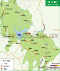 Map of Jim Corbett National Park