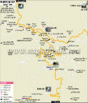 Mussoorie Tourist Map