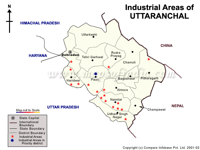 Uttarakhand Industry Map