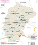 Rudraprayag District Map