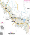 Udhamsinghnagar District Map