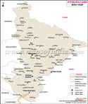 Pithoragarh Road Map