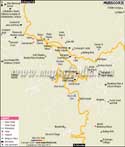 Mussoorie City Map