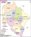 Uttrakhand Tehsil Map