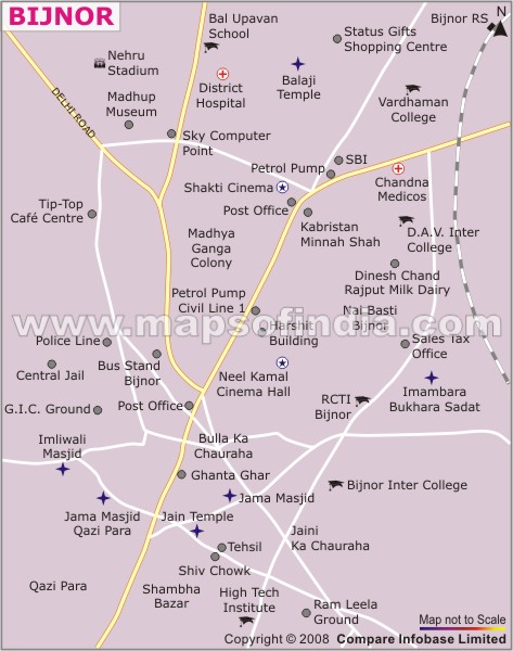 City Map of Bijnor