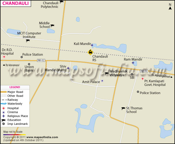 City Map of Chandauli