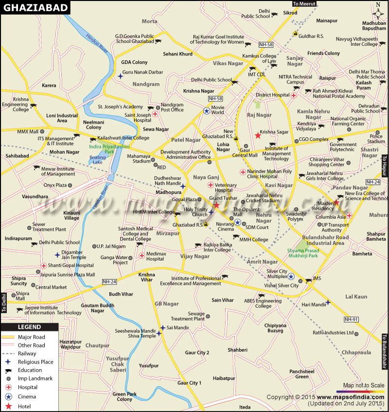 Ghaziabad Map
