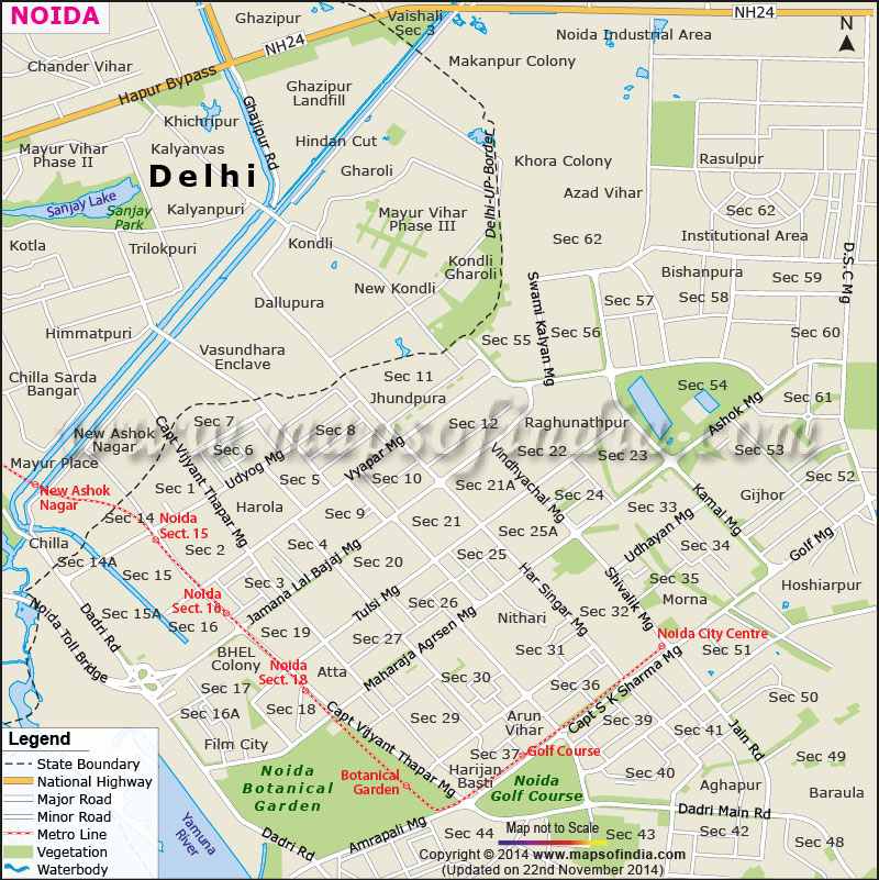 Noida Map