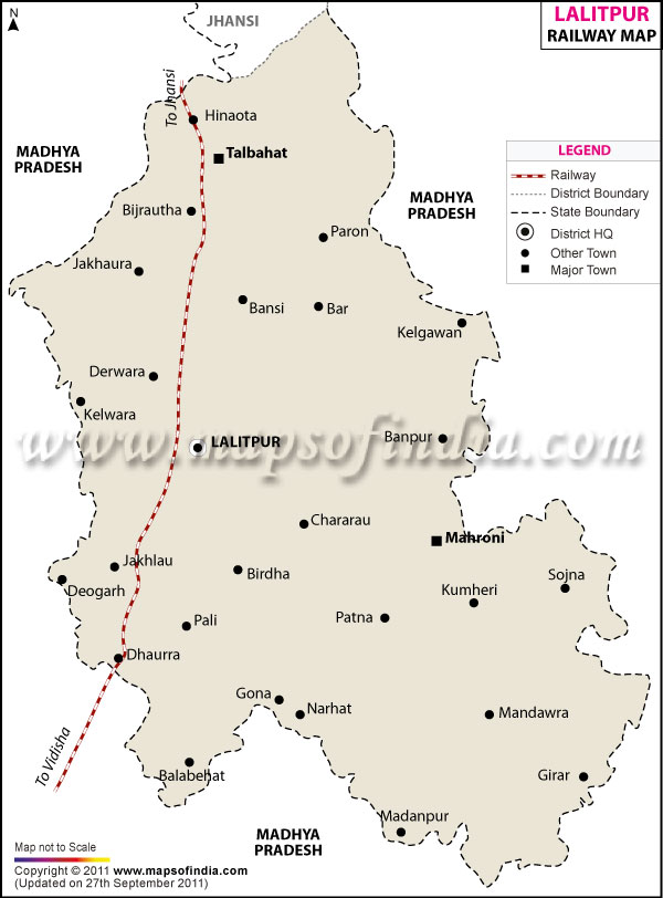 Railway Map of Lalitpur