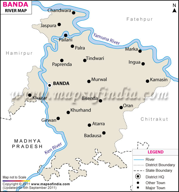 River Map of Banda